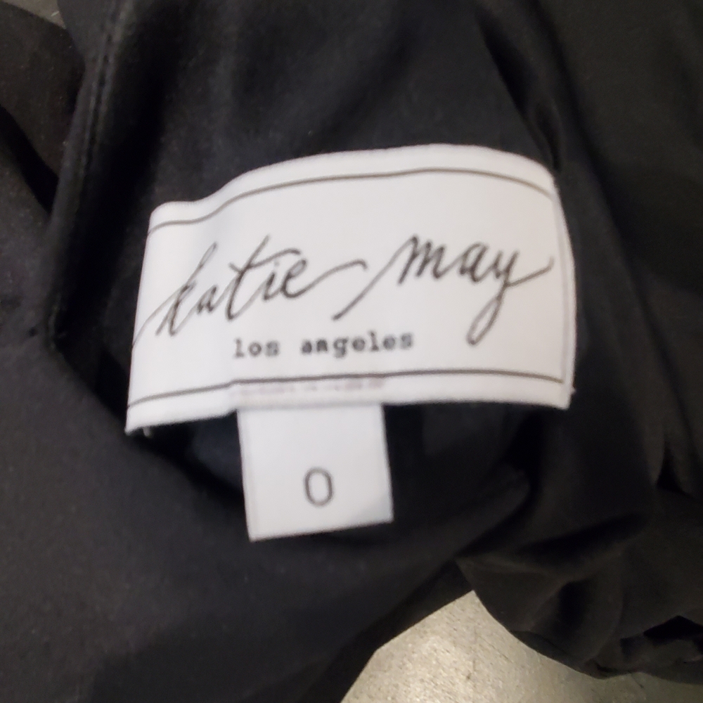 Katie May Classic Evening Black Cap Sleeve Maxi Dress With Detailed Back - Picture 6 of 10